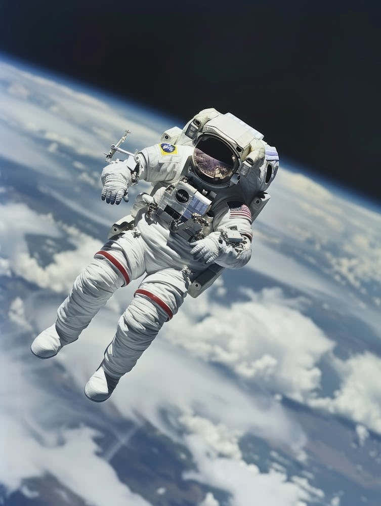 Astronaut In Space 1
