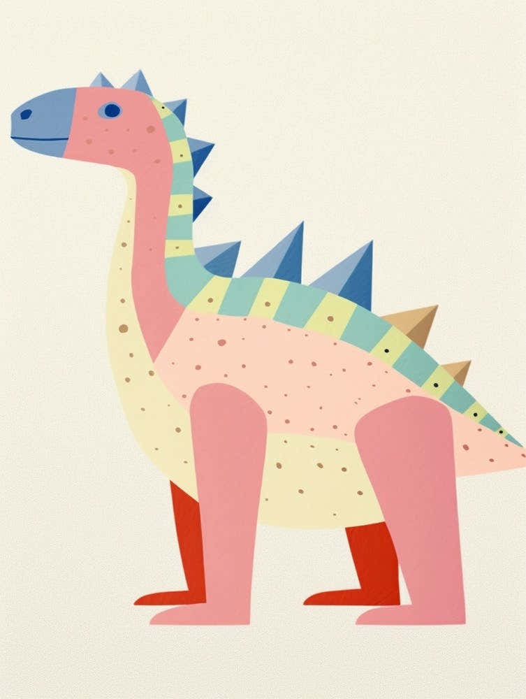 Nursery Dinosaur Art Ankylosaurus 1