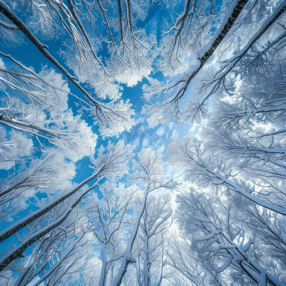 Snowy Trees In Winter 1
