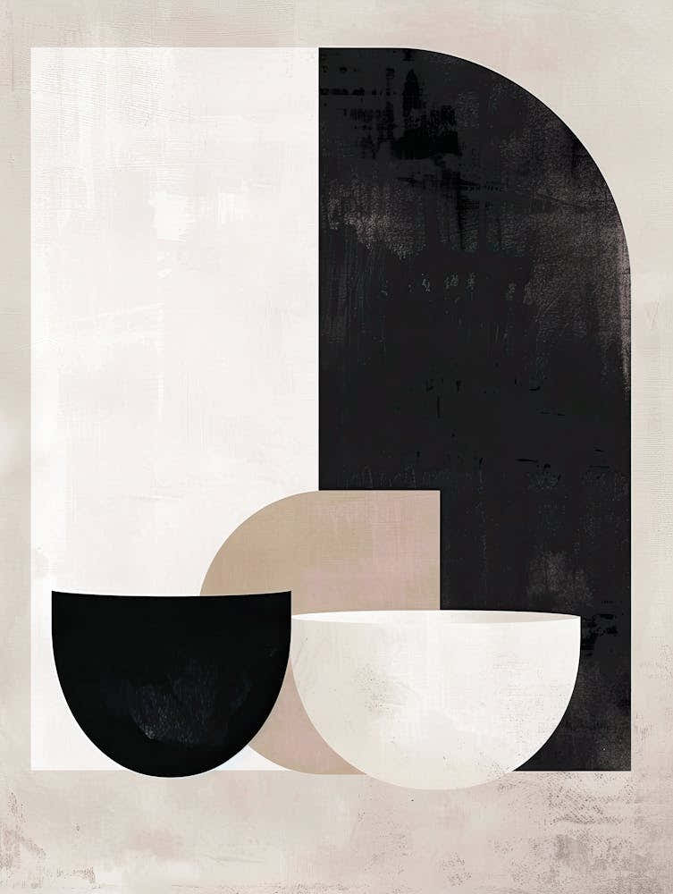 Geometric Alignments Bauhaus Minimalist