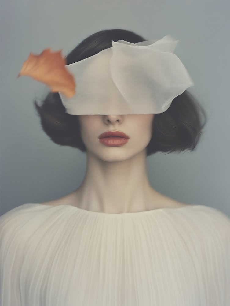 Surreal 0006 Surreal Poster 0012 Surreal Human 0015 Bp6586 A Woman And Falling Leaves Experimental Dark Aesthetic Fc71e