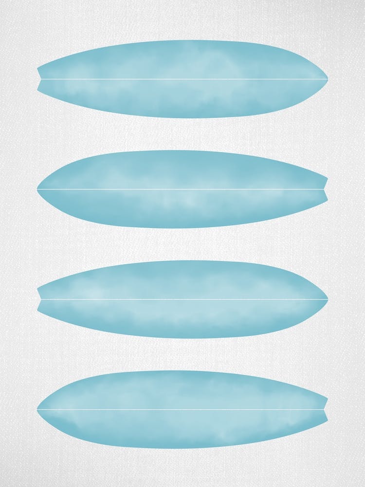Surfboards In Blue