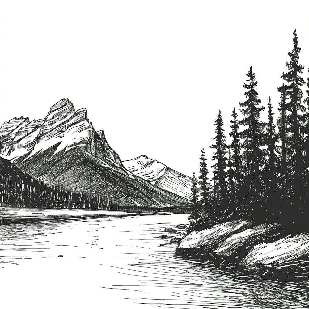 Black And White Sketch