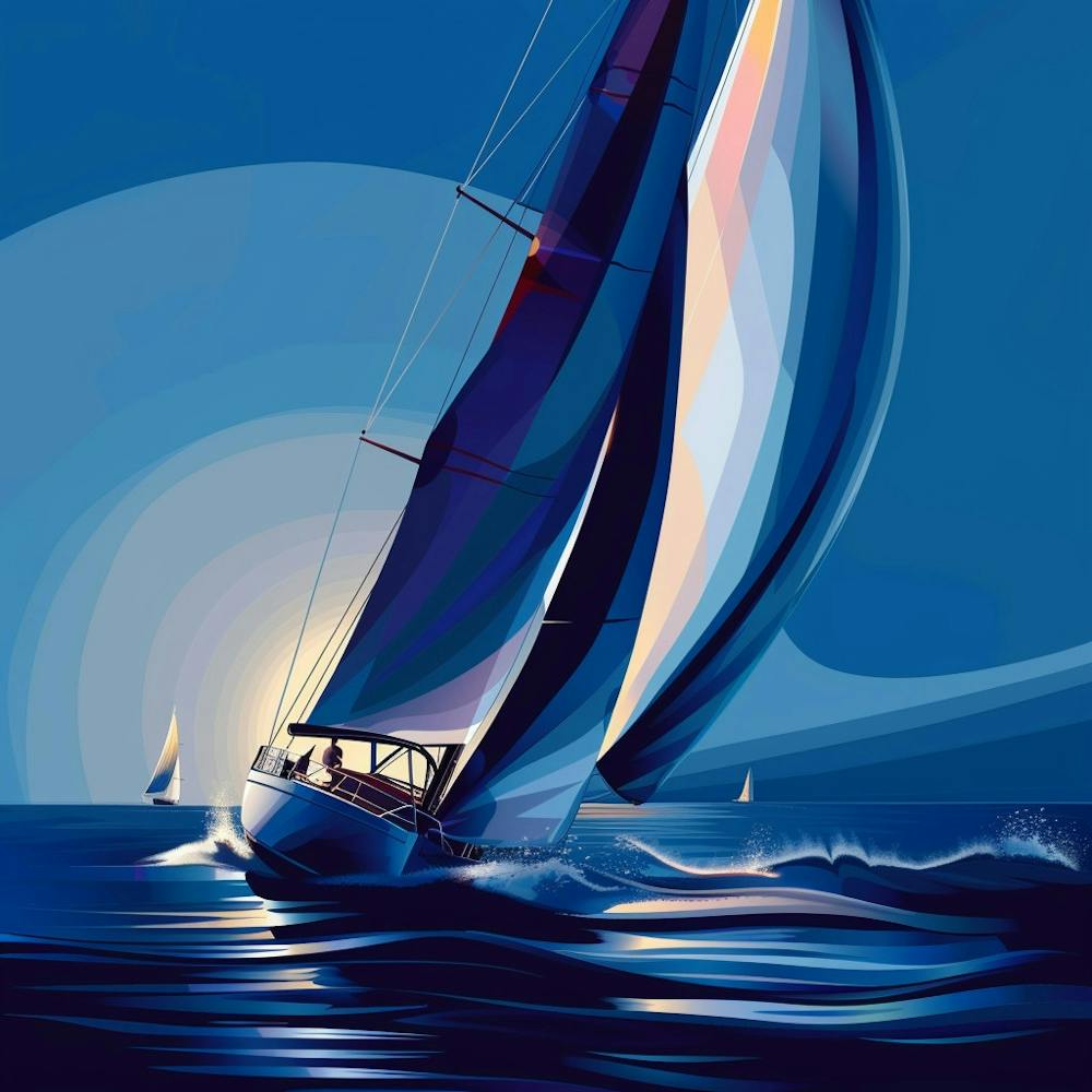 Sailboat At Night