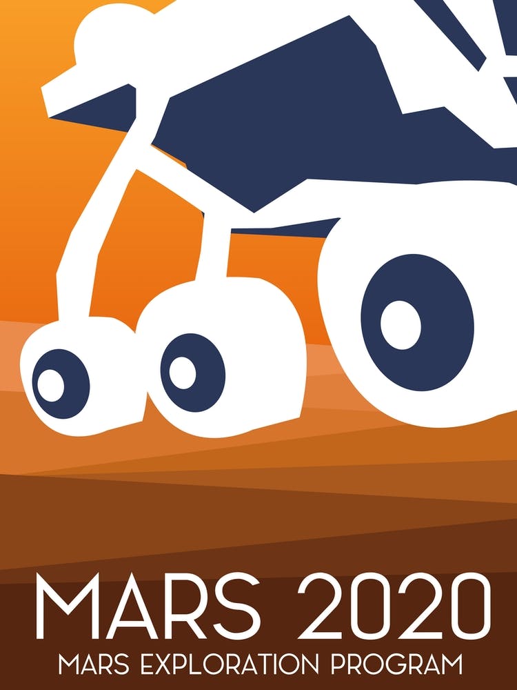 Mars 2020 Rover Space Art