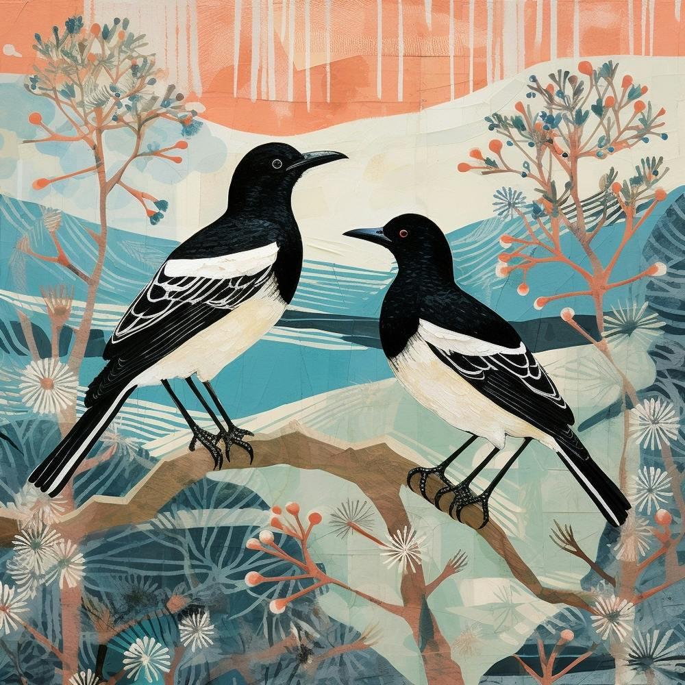 Bird In Nature Magpie 3