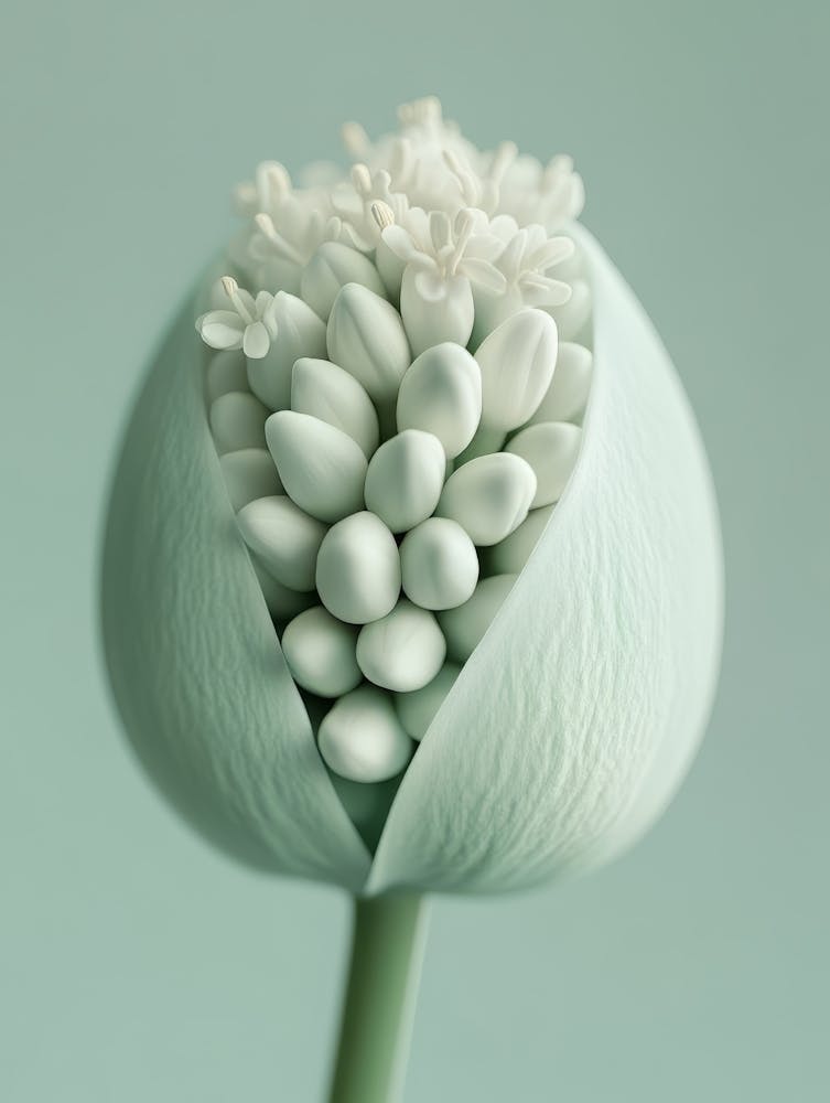 Green Macro Flower 2