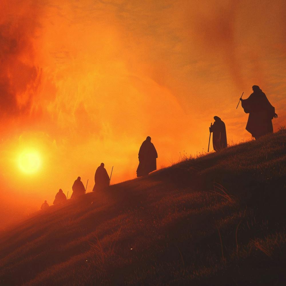 Silhouette Of The Hobbits