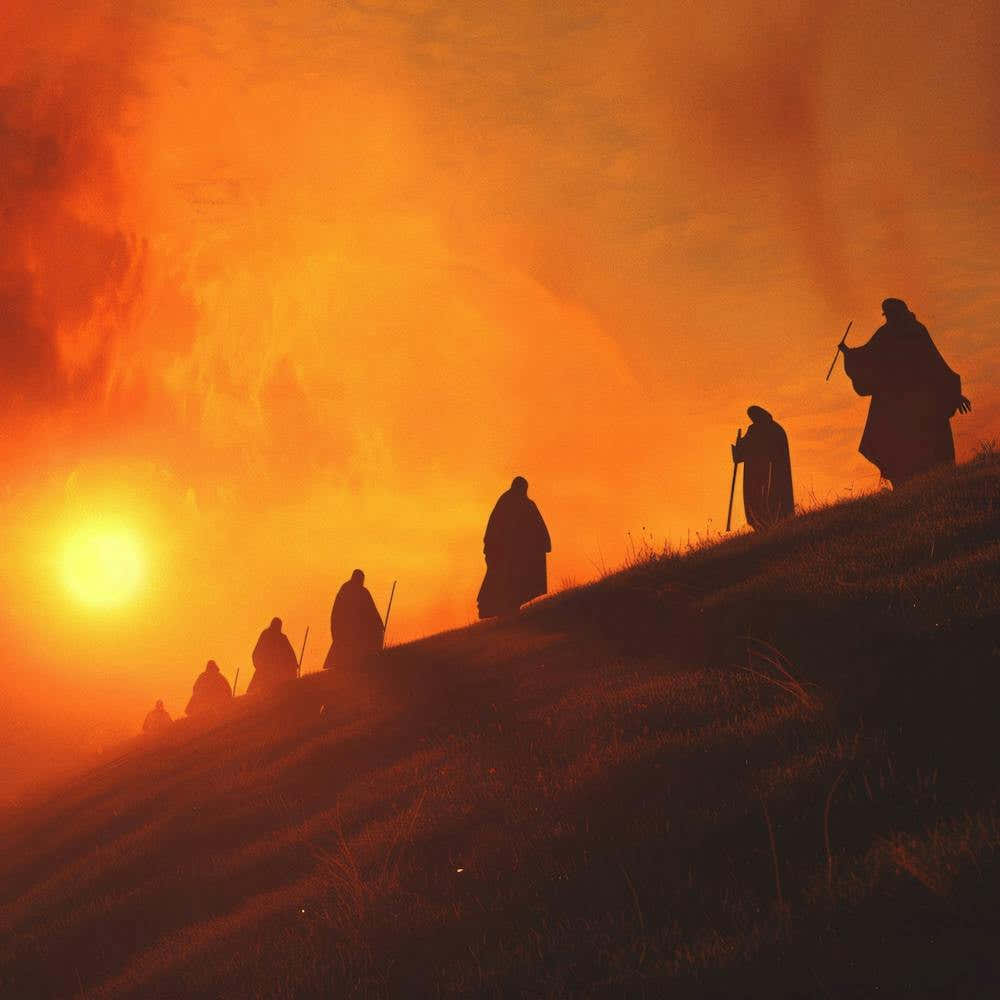 Silhouette Of The Hobbits