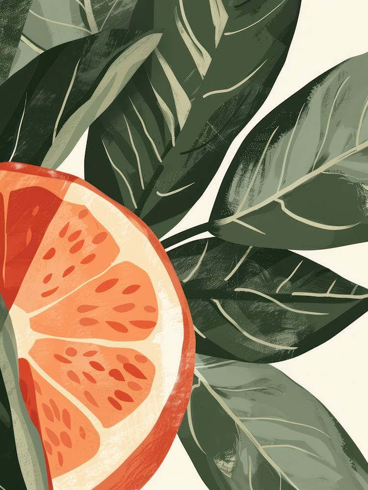 Guava Close Up Illustration 3