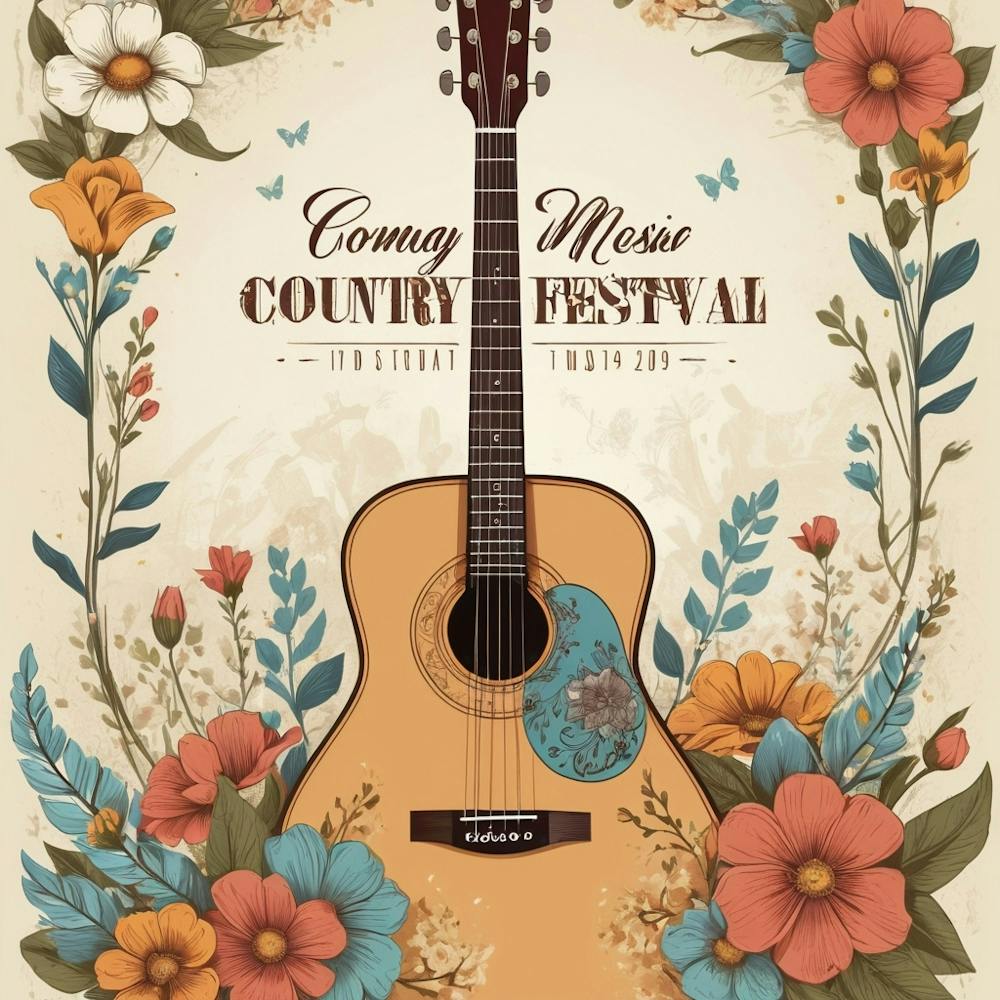 Country Music Festival Poster
