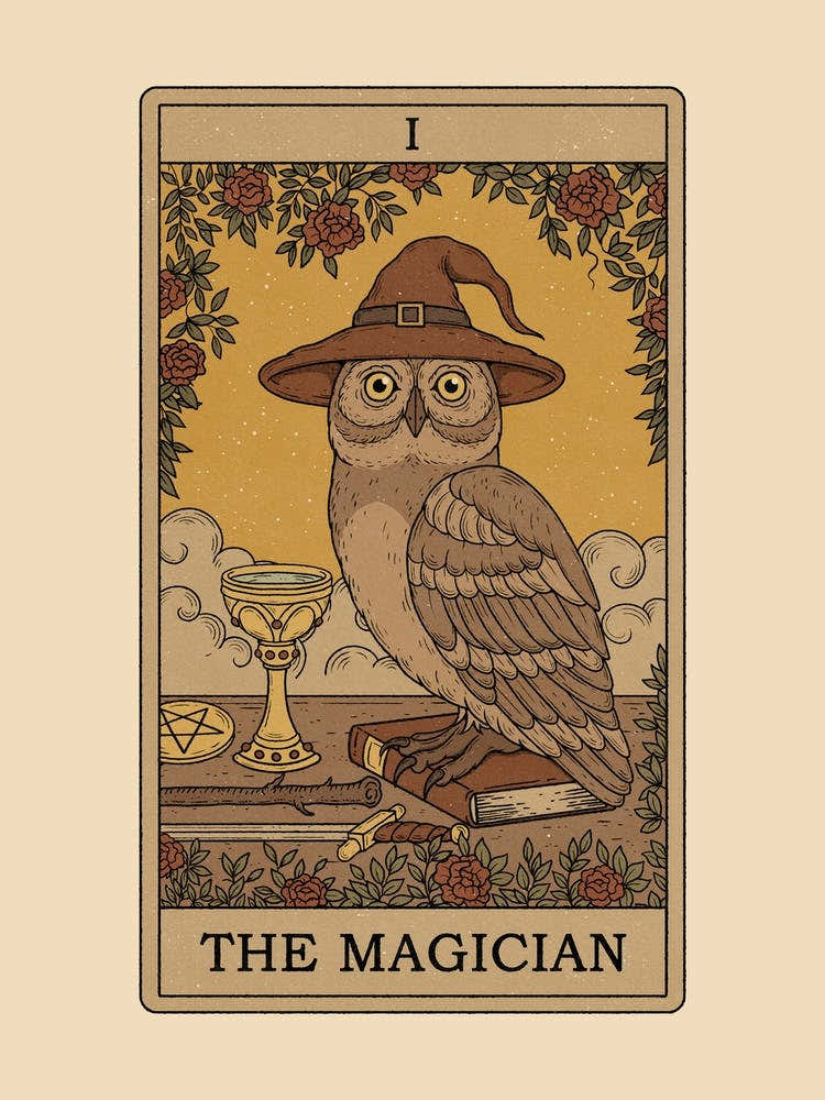The Magician - Owls Tarot