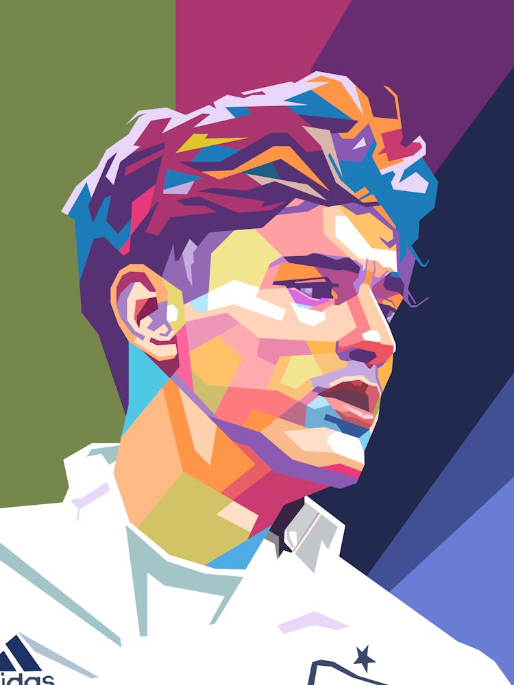 Gavi pop art portrait