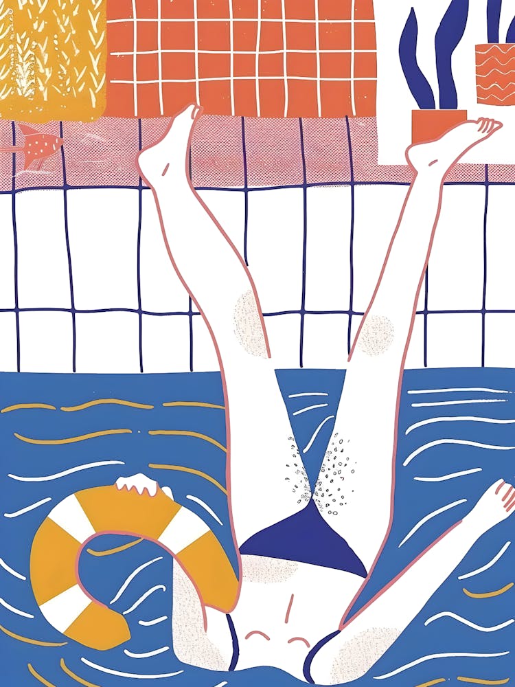 Swimming In The Pool 1