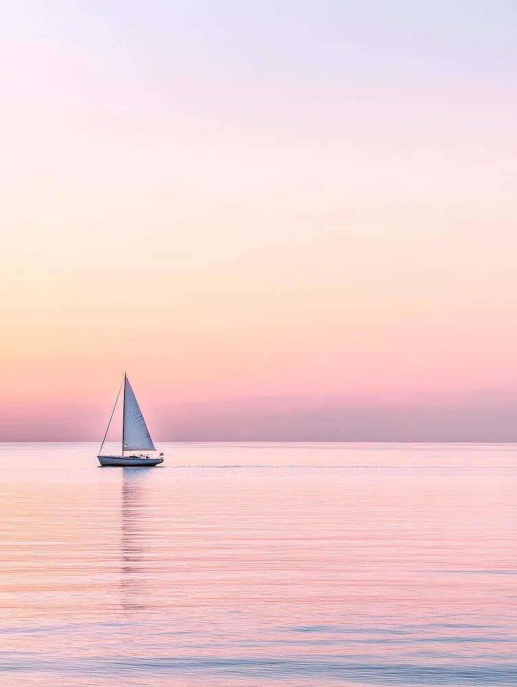 Sailboat At Sunset 39