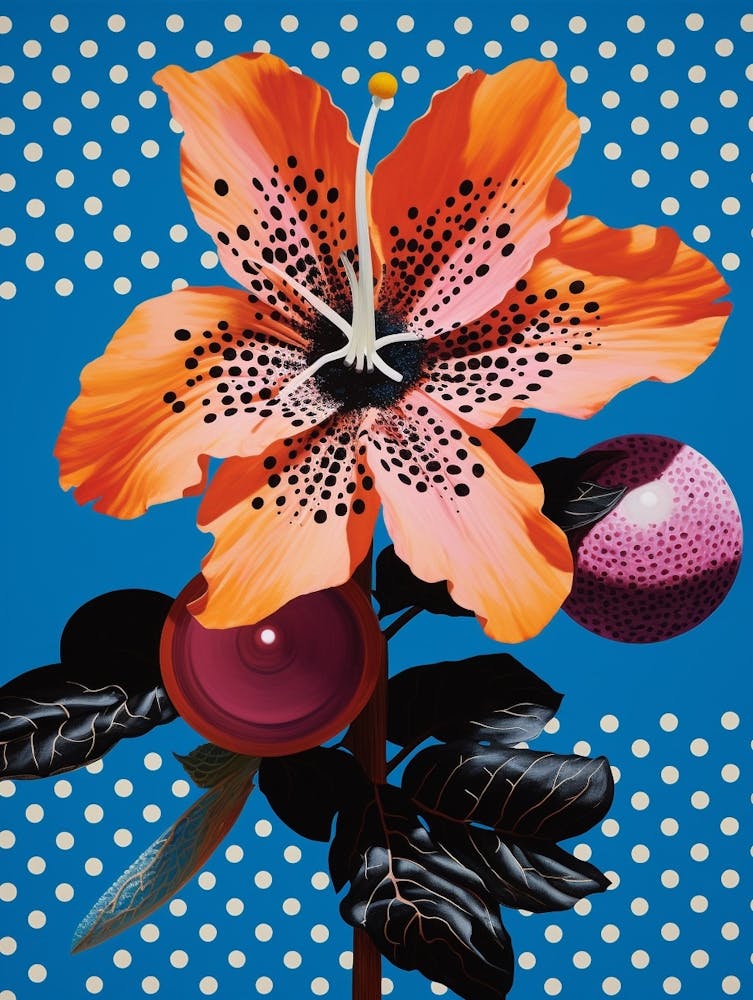 Surreal Florals Moonflower 2 Flower Painting