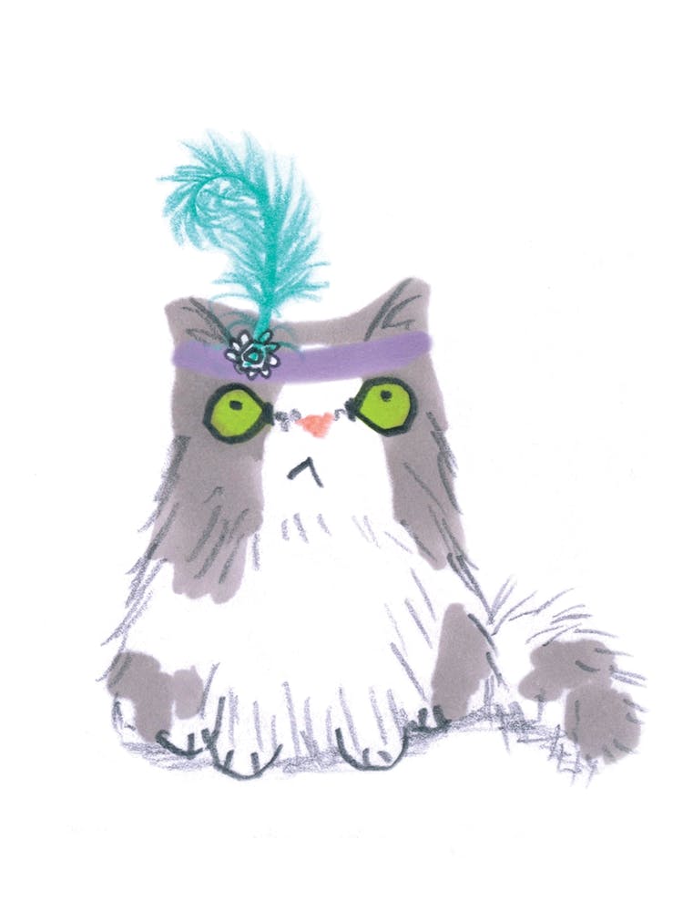 Feather Cat