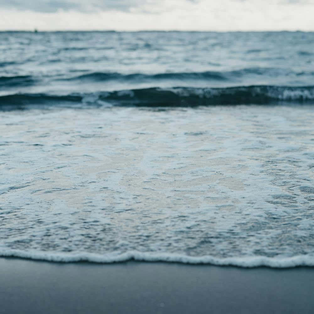Morning Moment At The Beach  Pastel Colour Ocean Photography Square