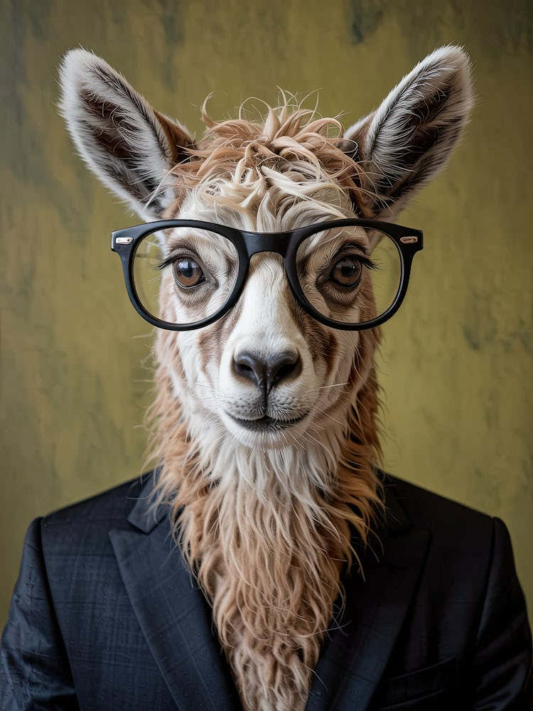 Llama In Glasses 1