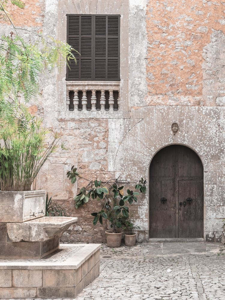 Courtyard Of A Building