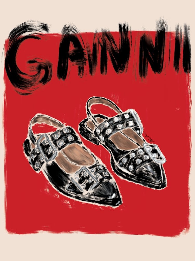 Ganni Ballerinas