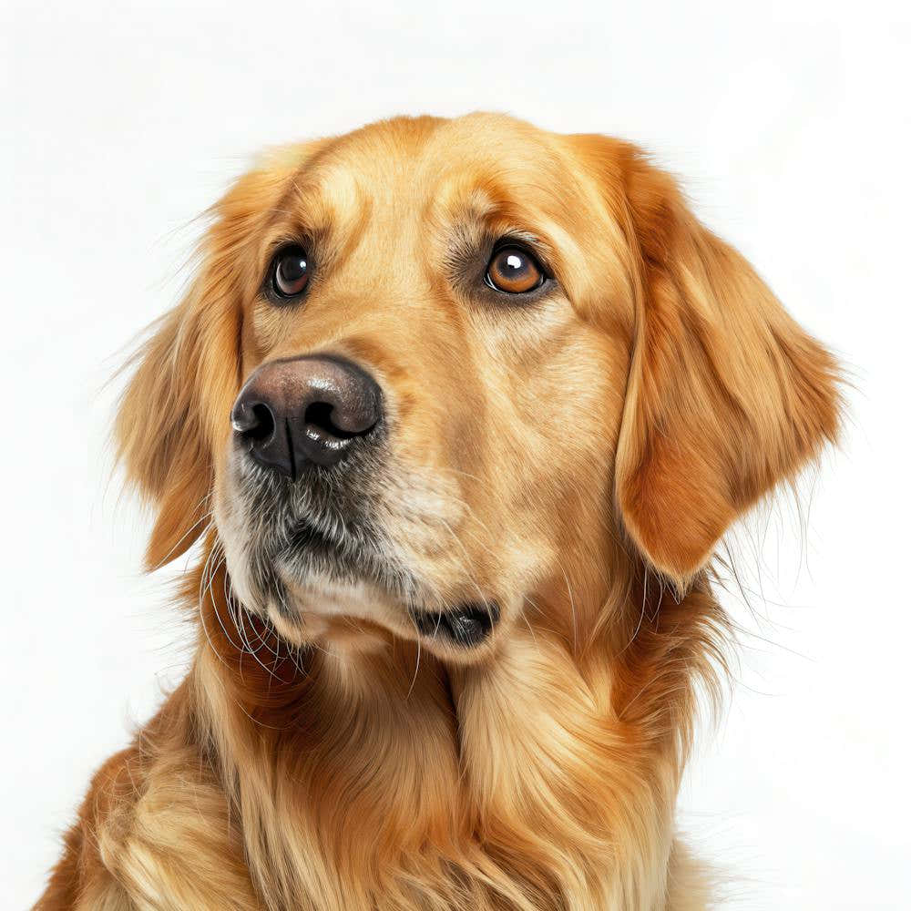 Golden Retriever Dog Portrait