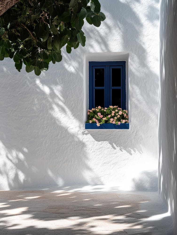 White House With Blue Window 1