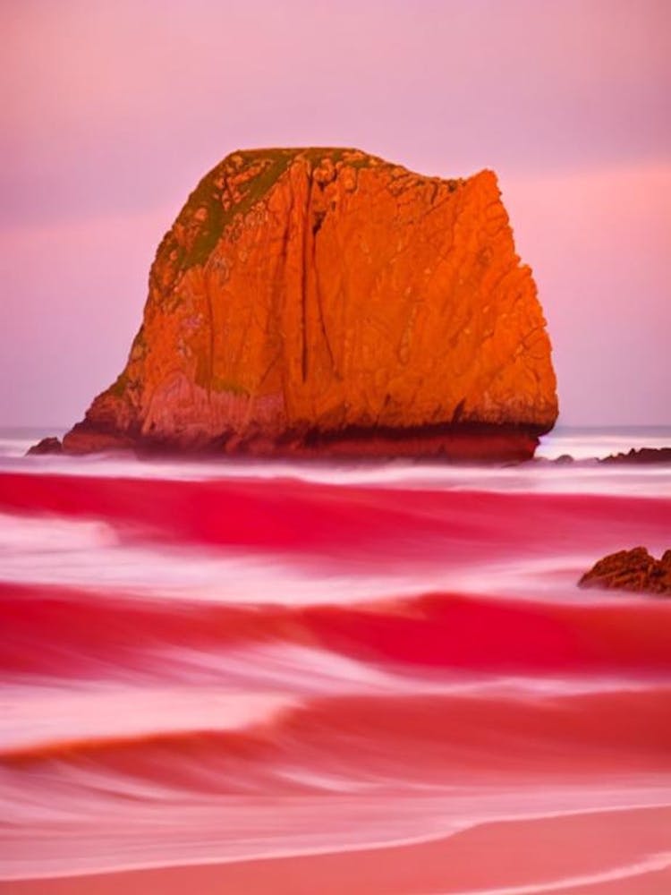 Durdle Door Beach, Dorset Pink Beach 1