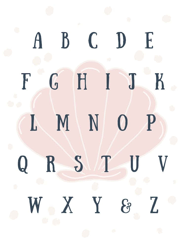 Seashell Alphabet