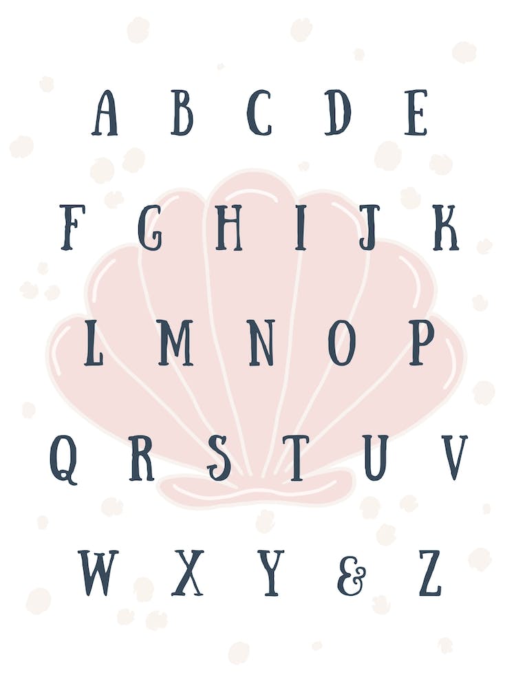 Seashell Alphabet