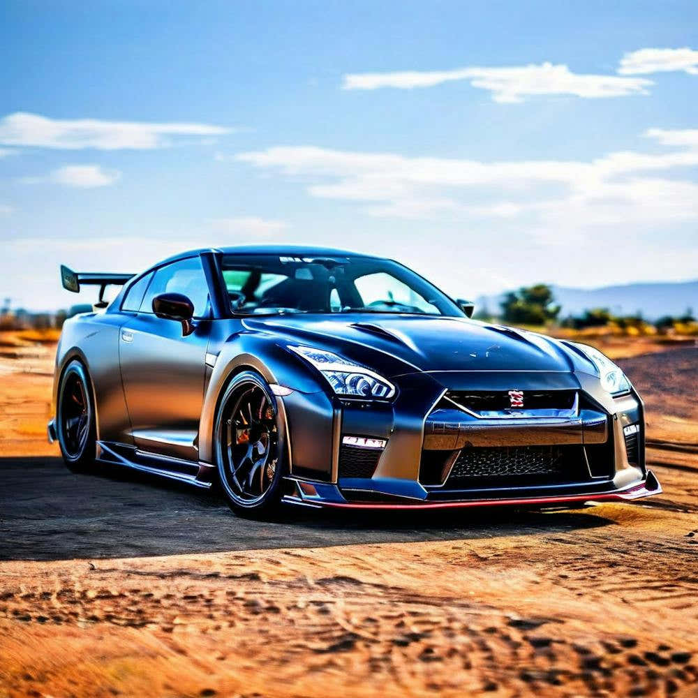 Desert Nissan GTR