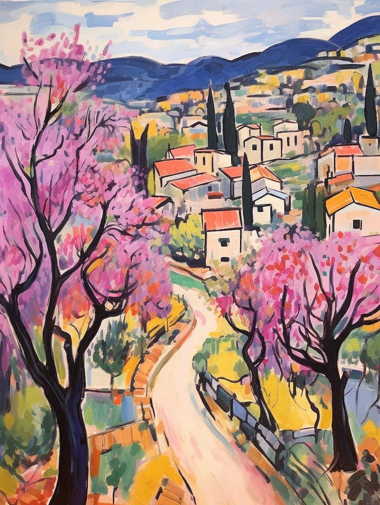 Cortona Italy 2 Fauvist Painting