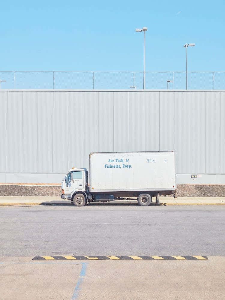 Blue Sky Delivery Truck
