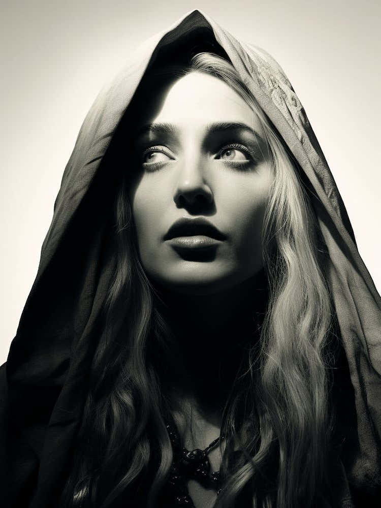 Black And White Photograph Of Madonna 1