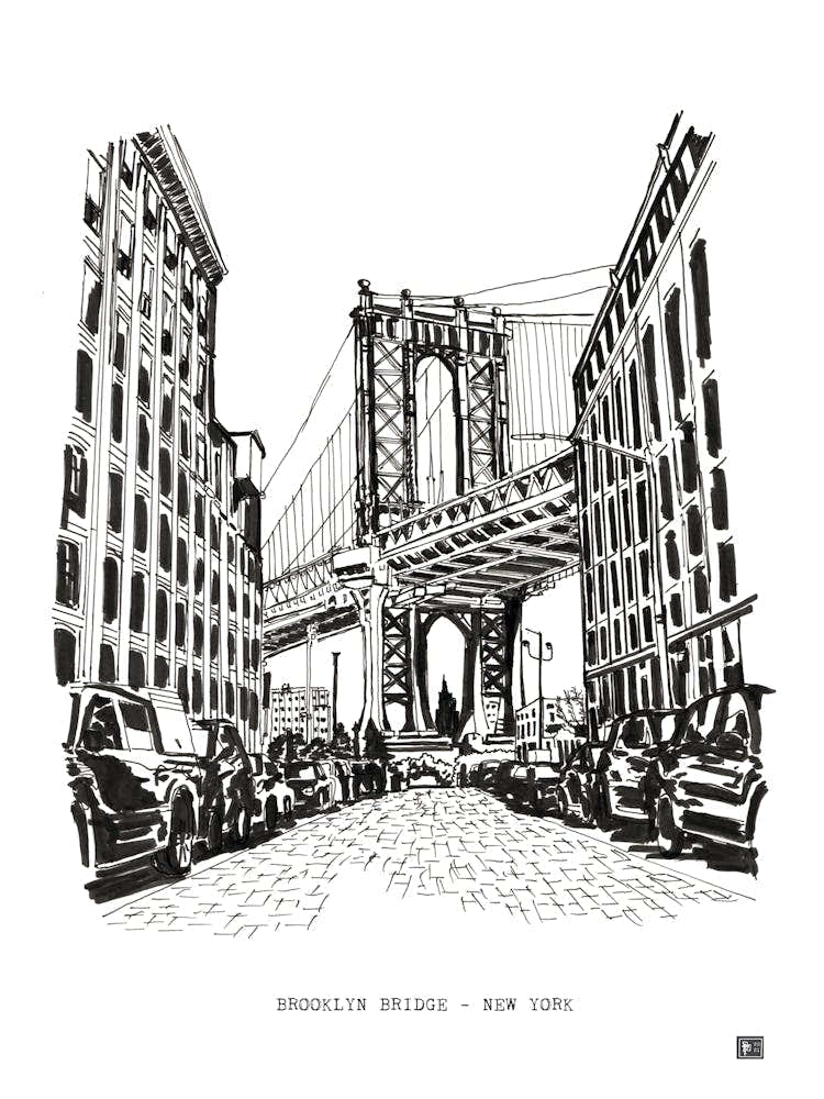 Brooklyn Bridge Manhattan New York USA