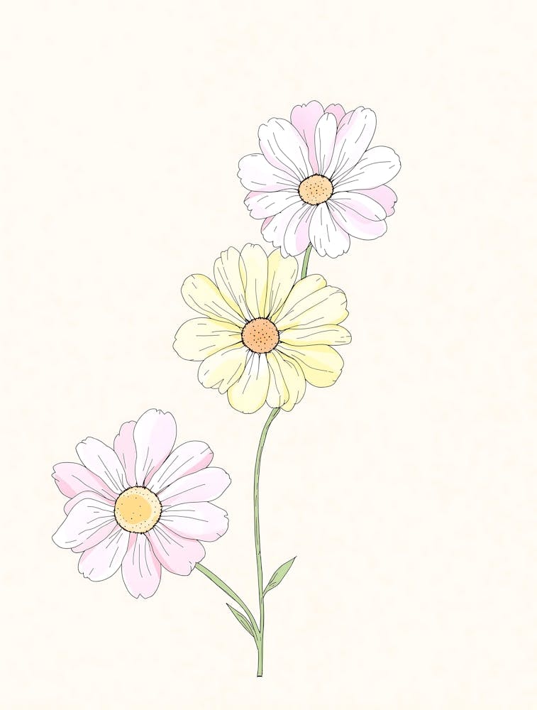 Boho Neutral Floral Bouquet with Soft Tones