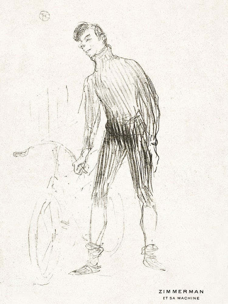 Zimmerman And His Machine (1895), Henri de Toulouse-Lautrec