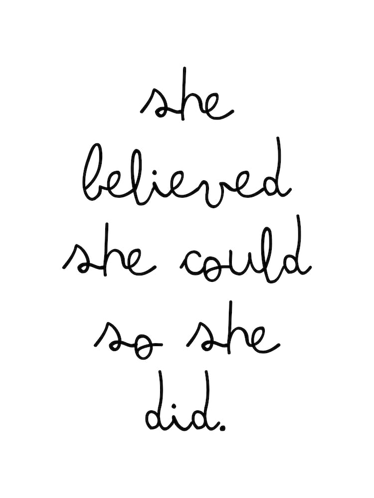 She Did