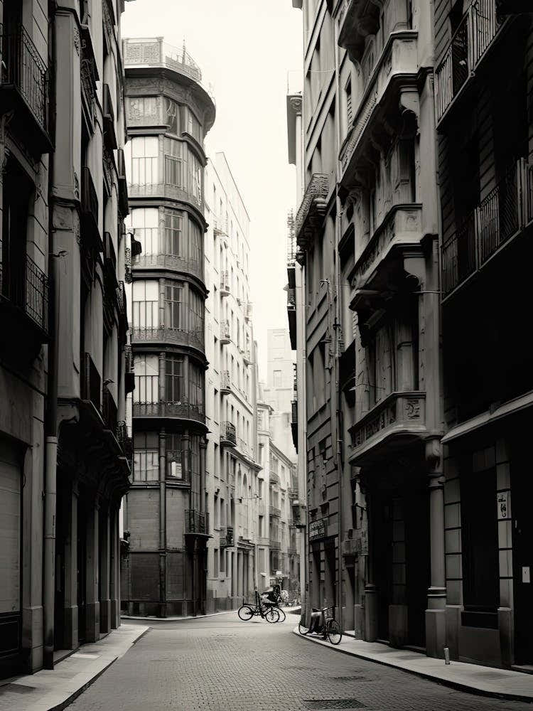 Bilbao, Spain, Black And White Photography 4