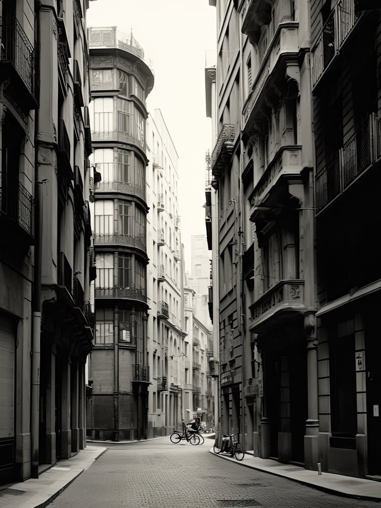 Bilbao, Spain, Black And White Photography 4