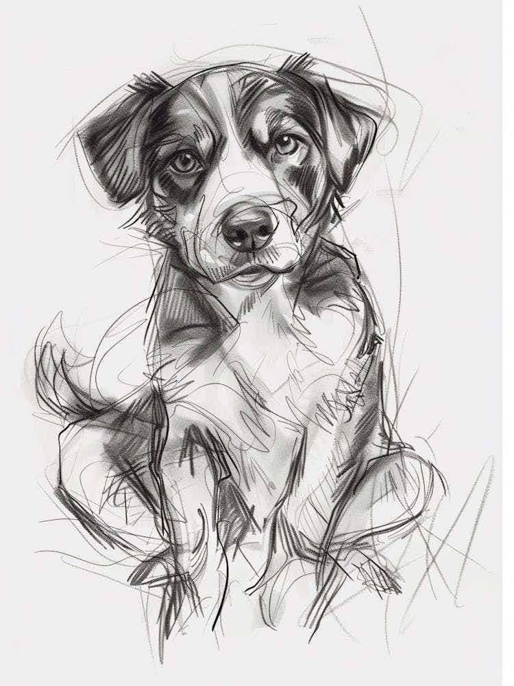 Entlebucher Mountain Dog Charcoal Line 3