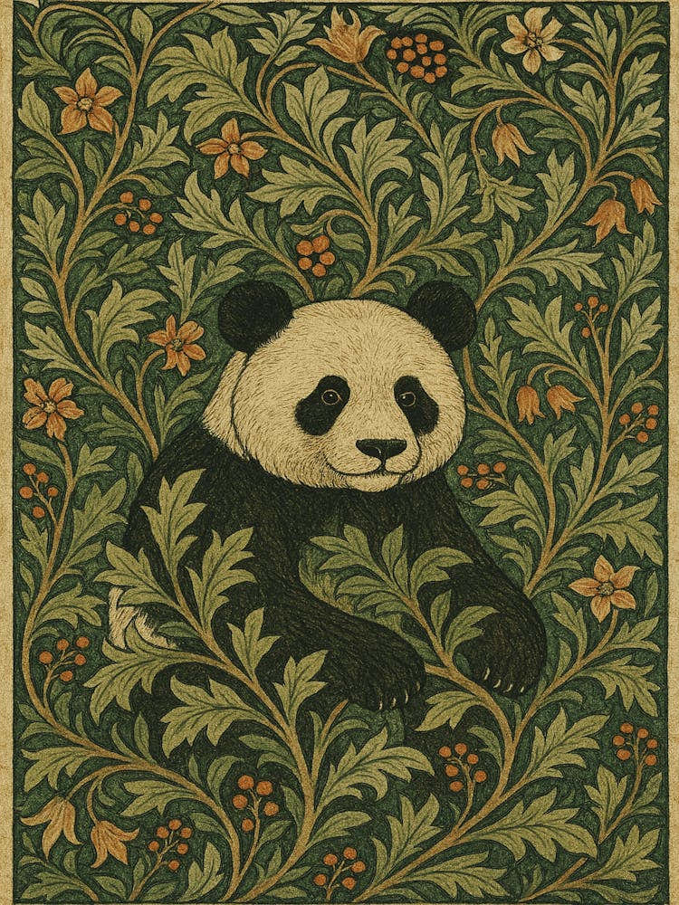 william morris Panda Bear