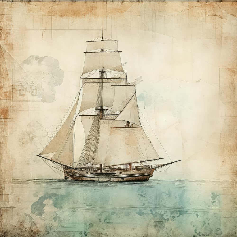 Vintage Sailboat 7