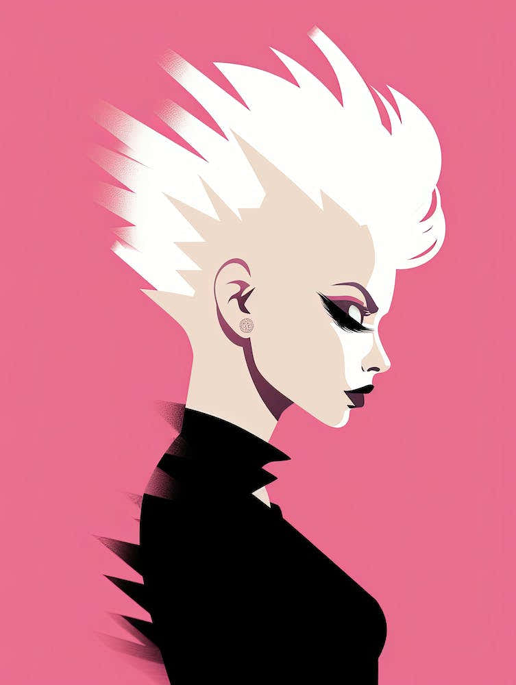 Pink Punk Minimalism: Rebel Chic