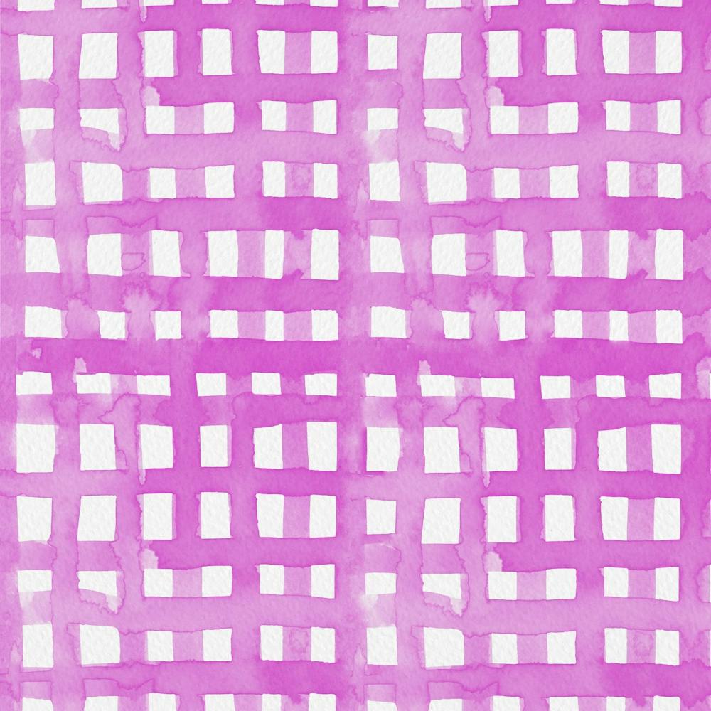 Watercolor Pink Grid
