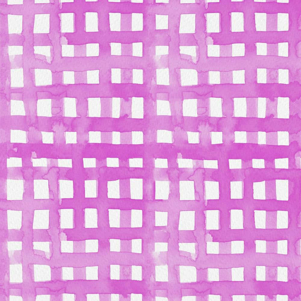 Watercolor Pink Grid