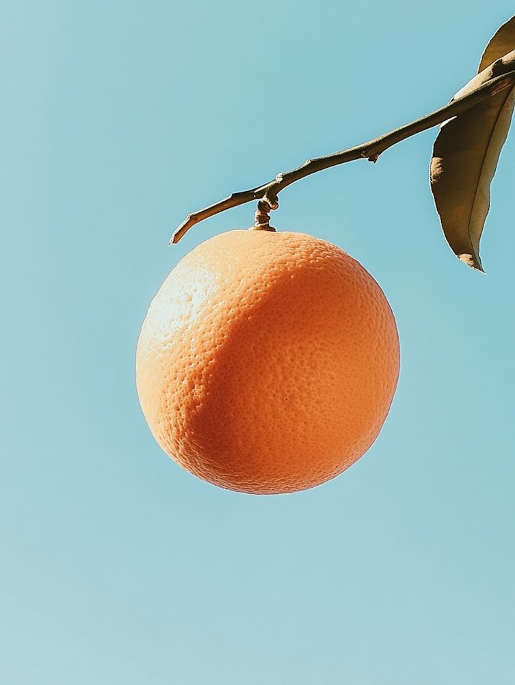 Orange On A Branch