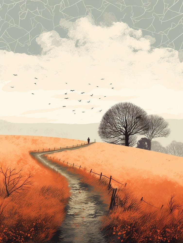 The Cotswold Way England 5 Hiking Trail Landscape