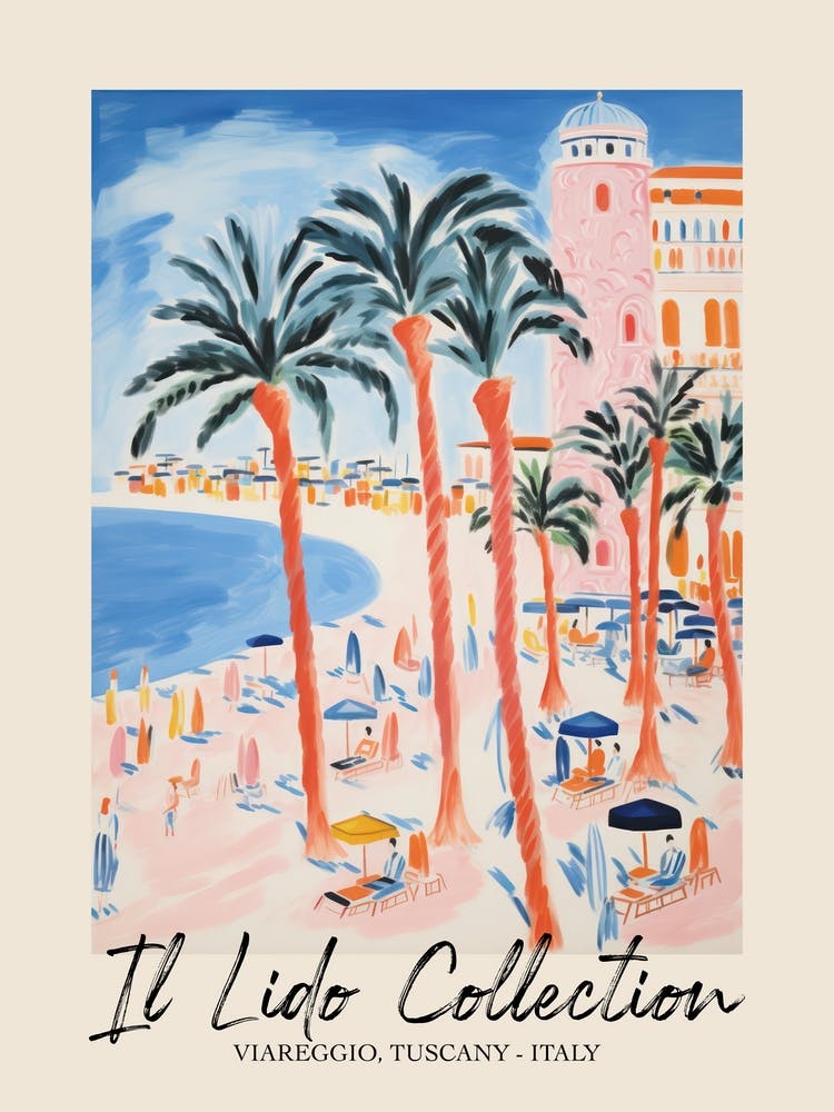 Viareggio, Tuscany   Italy Il Lido Collection Beach Club Poster 1