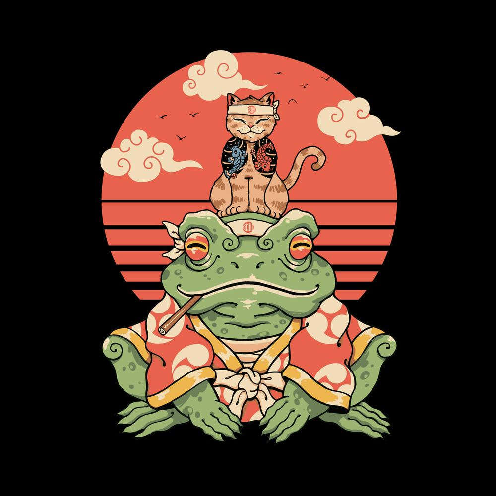 Meowster and Big Brother Croaker